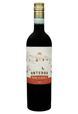 anterra nero d'avola sicilia doc красное сухое 0.75 л