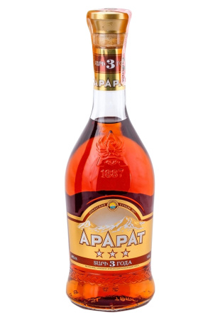 Коньяк АрАрАт 3 года 0.5 л