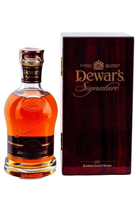 виски dewar's signature 21 y.o. в коробке 0.75 л