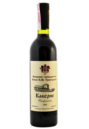 Вино Князя Трубецкого Каберне Витримане Красное Сухое 0.75