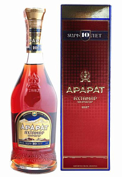 Коньяк АрАрАт Ахтамар 10 лет в коробке 0.5 л коньяк арарат ахтамар 10 лет в коробке 0.5 л