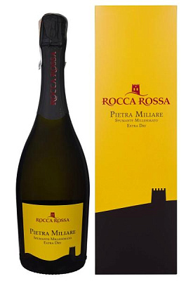 rocca rossa pietra miliare spumante extra dry в коробке 0.75л