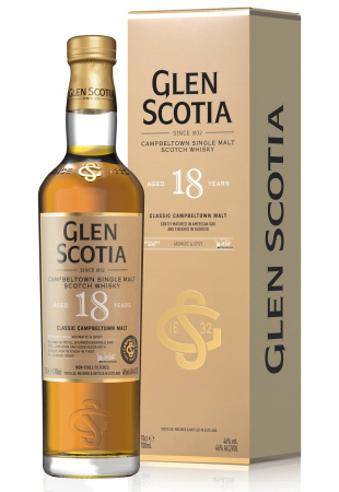 Виски Glen Scotia 18 лет в коробке 0.7 л