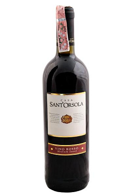 sant'orsola rosso красное полусладкое 0.75 л