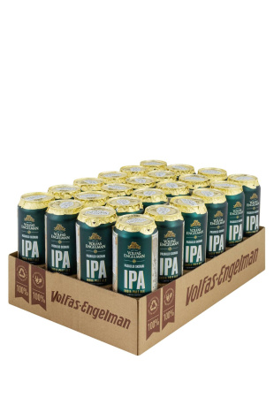 Упаковка Пиво Volfas Engelman IPA ( 6% светлое ж/б 0.568 л 24 шт )