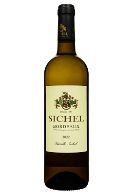 sichel bordeaux blanc 2022 aoc белое сухое 0.75 л