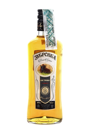 Водка Зубровка 0.2 л