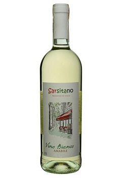 Sarsitano Vino Bianco Amabile Біле Напівсолодке 0.75 л sarsitano vino bianco amabile белое полусладкое 0.75 л