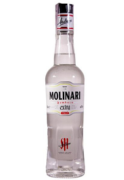 Лікер Sambuca Molinari Extra 0.5 л ликер sambuca molinari extra 0.5 л