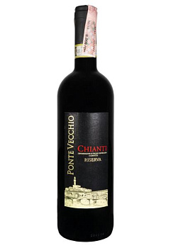 Ponte Vecchio Chianti Riserva 2015 DOCG Красное Сухое 0.75 л ponte vecchio chianti riserva 2015 docg красное сухое 0.75 л