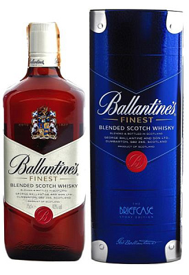 виски ballantine's finest в коробке 0.75 л