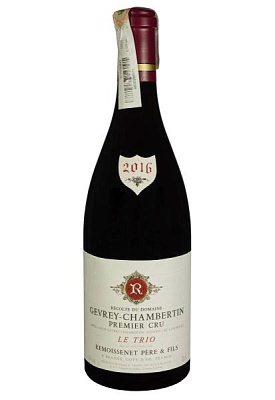 gevrey chambertin 1er cru le trio aoc красное сухое 0.75 л