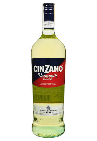 Вермут Cinzano Bianco Белый Полусладкий 1 л