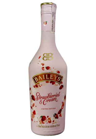 Ликер Baileys Strawberries & Cream 0.7 л фото Ликер Baileys Strawberries & Cream 0.7 л