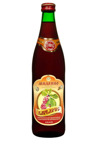 Напиток Милино Барбарис б/а стекло 0.5 л