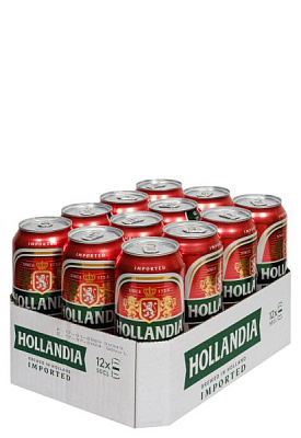упаковка пиво hollandia strong ( 7,5% ж/б 0.5 л 12 шт ) 