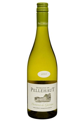 domaine de pellehaut harmonie blanc cotes de gascogne 2022 igp белое сухое 0.75 л