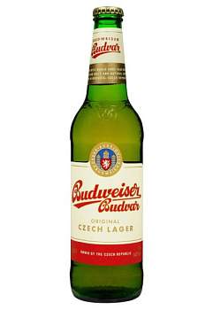 Пиво Budweiser Budvar 5% світле 0.5 л пиво budweiser budvar 5% светлое 0.5 л
