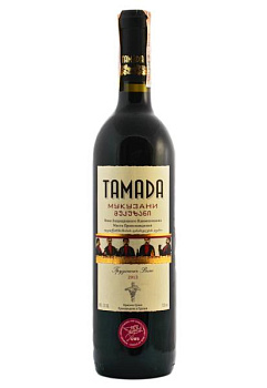 Tamada Мукузани Красное Сухое 0.75 л tamada мукузани красное сухое 0.75 л