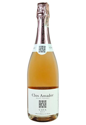 cava clos amador rose tendre brut розовое брют 0.75 л