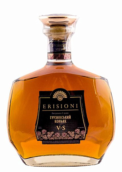 Бренді Erisioni V.S. 0.5 л бренди erisioni v.s. 0.5 л