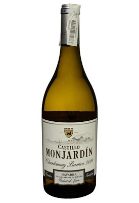 castillo monjardin chardonnay barrica 2019 белое сухое 0.75 л