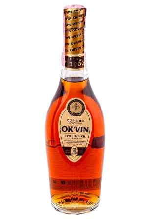 Коньяк OKVIN 3 года 0.25 л