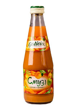 Сок Galicia с мякотью Смузи яблоко-морковь-банан-абрикос (стекло) 0.3л сок galicia с мякотью смузи яблоко-морковь-банан-абрикос (стекло) 0.3л