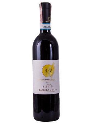 roberto sarotto barbera d'alba elena красное сухое 0.75 л