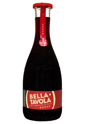 bella tavola rosso красное полусухое 1 л