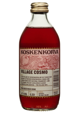 Напиток Koskenkorva Village Cosmo Cocktail 0.33 л фото Напиток Koskenkorva Village Cosmo Cocktail 0.33 л