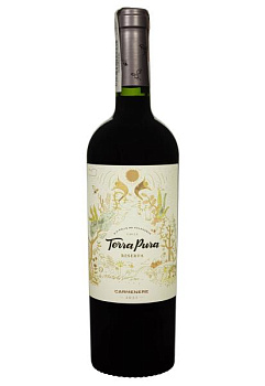 terra pura сarmenere reserva 2021 красное сухое 0.75 л