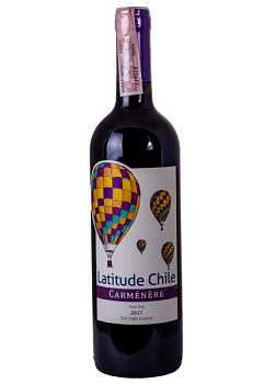 Latitude Chile Carmenere Червоне Сухе 0.75 л latitude chile carmenere красное сухое 0.75 л