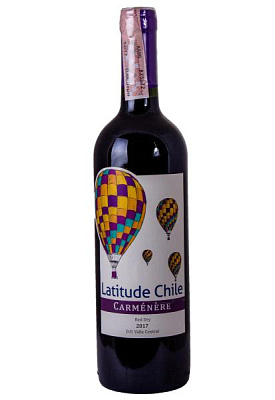 latitude chile carmenere красное сухое 0.75 л