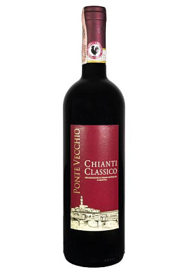 ponte vecchio chianti classico docg красное сухое 0.75 л