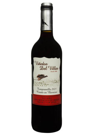 Vinedas Del Villar Tempranillo 2021 Красное Сухое 0.75 л