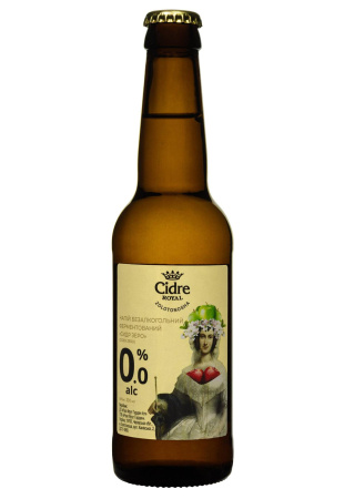 Сидр Cidre Royal Зеро б/а 0.33 л фото Сидр Cidre Royal Зеро б/а 0.33 л