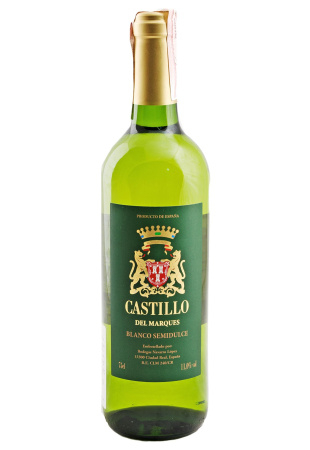Castillo del Marques Blanco Semidulce Полусладкое 0.75 л