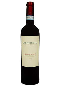 Monte del Fra Bardolino 2021 DOC Красное Сухое 0.75 л monte del fra bardolino 2021 doc красное сухое 0.75 л
