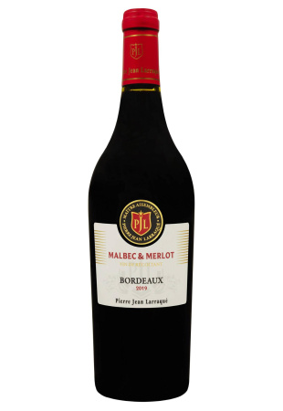 Pierre Jean Larraque Malbec-Merlot 2019 Bordeaux Красное Сухое 0.75 л  фото Pierre Jean Larraque Malbec-Merlot 2019 Bordeaux Красное Сухое 0.75 л
