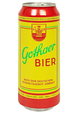 пиво gothaer pils 4,7% светлое ж/б 0.5 л