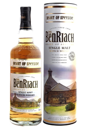 Виски BenRiach в тубусе 0.7 л