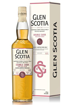Виски Glen Scotia Double Cask Rum Cask Finish в коробке 0.7 л