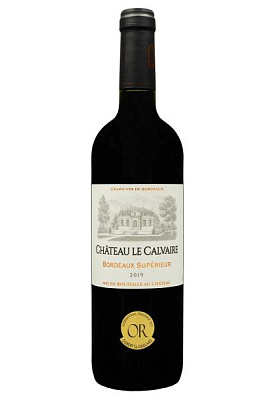 chateau le calvaire 2019 bordeaux superieur красное сухое 0.75 л 