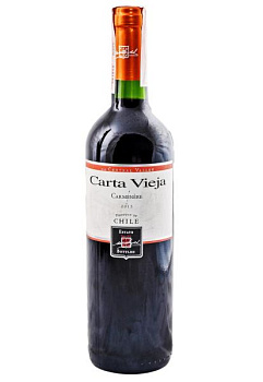 Carta Vieja Carmenere Красное Сухое 0.75 л carta vieja carmenere красное сухое 0.75 л