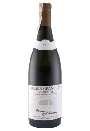 Domaine des Malandes Chablis Grand Cru Vaudesir 2017 0.75 л фото Domaine des Malandes Chablis Grand Cru Vaudesir 2017 0.75 л
