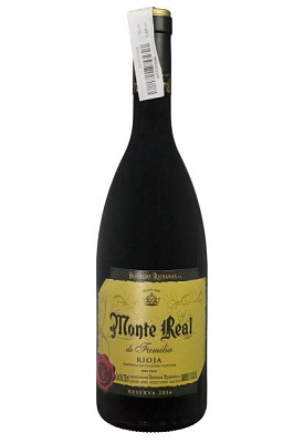 monte real de familia reserva красное сухое 0.75 л