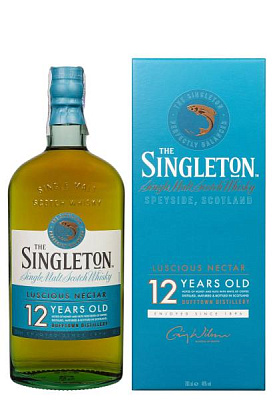 виски the singleton of dufftown 12 y.o. в коробке 0.7 л