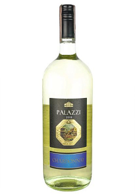 palazzi chardonnay varietale белое сухое 1.5 л