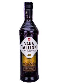 Лікер Vana Tallinn Original 40%; 0.5 л ликер vana tallinn original 40% 0.5 л